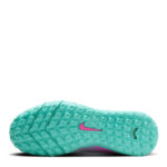 Nike Zoom Mercurial Vapor 16 Junior Turf Football Boots – Grey/Pink - Image 3