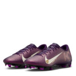 Nike Zoom Mercurial Vapor 16 Firm Ground Football Boots – Purple/Ivory – view 4