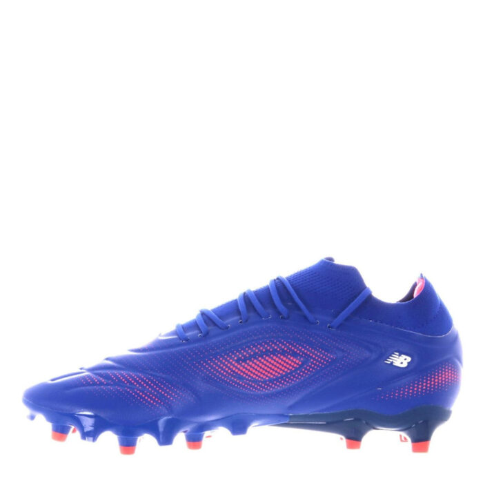 New Balance Mens Tekela Firm Ground Football Boots – Blue/Red – view 2