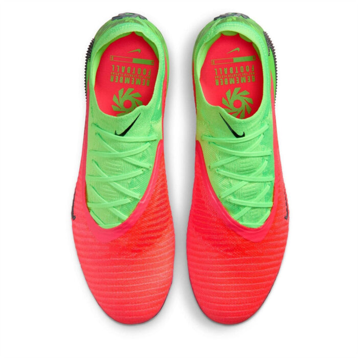 Nike Phantom 6 Low Firm Ground Football Boots – Pink/Green Strk – view 6
