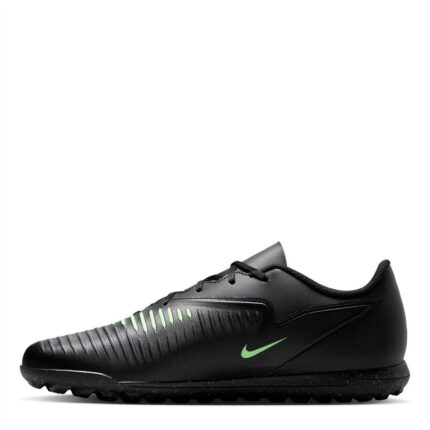 Nike Phantom 6 Low Turf Football Boots – Black/Green – view 2