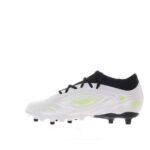 New Balance Tekela Junior Firm Ground Football Boots – White/Green - Image 2