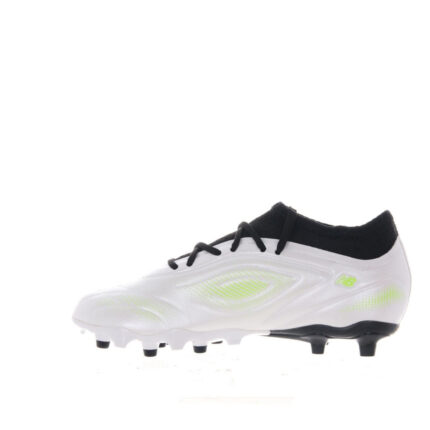 New Balance Tekela Junior Firm Ground Football Boots – White/Green – view 2