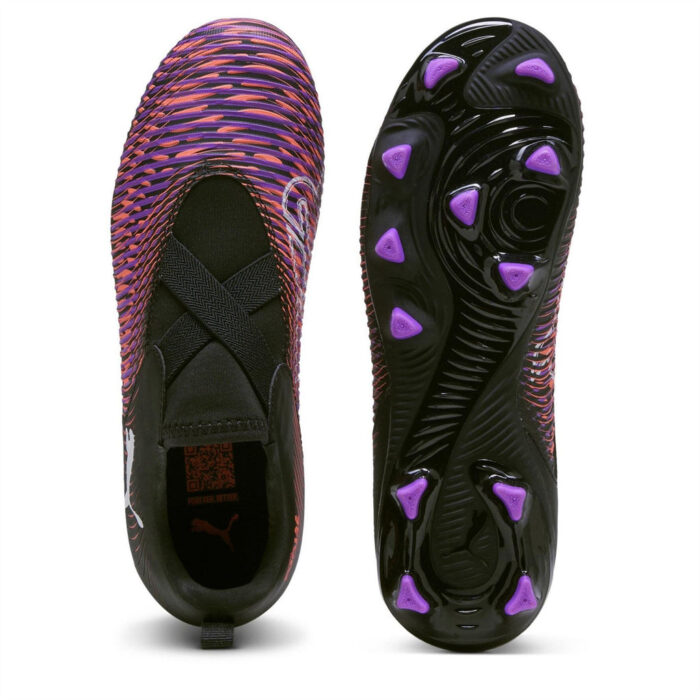 Puma Junior Firm Ground Football Boots – Puma Black. - Image 3