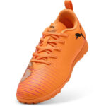 Puma Future 8 Junior Turf Football Boots – Orange/Black – view 6