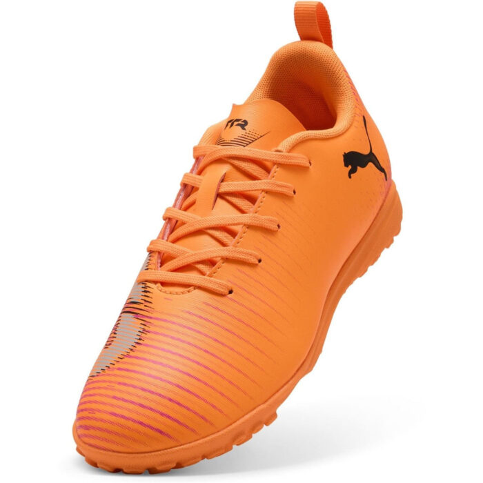 Puma Future 8 Junior Turf Football Boots – Orange/Black – view 6