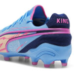 Puma King Firm Ground Football Boots – Blue/Pink - Image 5