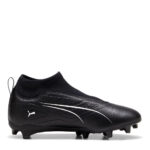 Puma Ultra Junior Firm Ground Football Boots – Black/White - Image 4