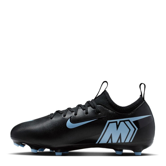 Nike Zoom Mercurial Vapor 16 Junior Firm Ground Football Boots – Black/Blue - Image 2