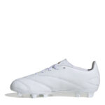 adidas Predator 24 Junior Firm Ground Football Boots – White/Gold/Wht – view 2