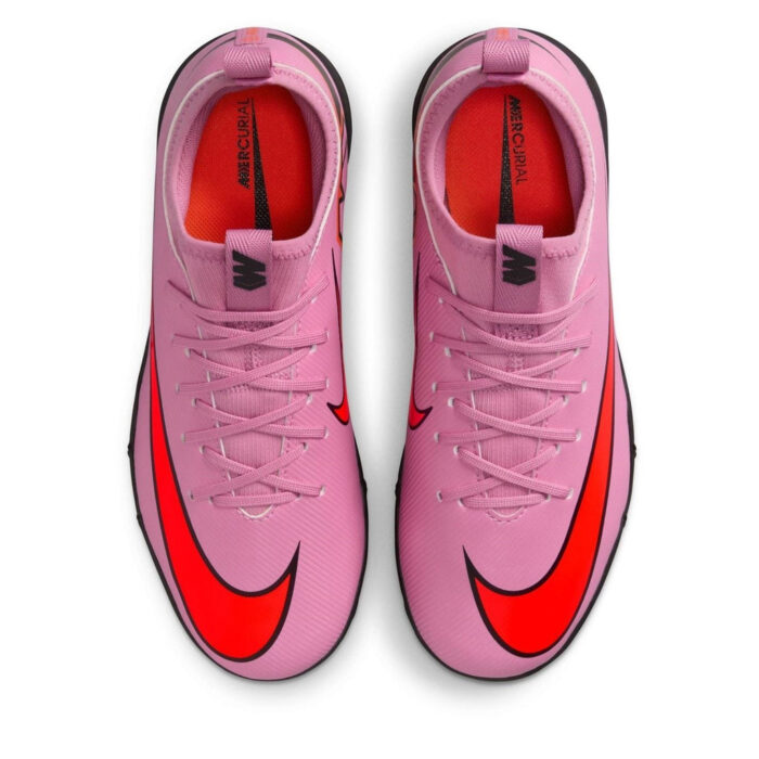 Nike Zoom Mercurial Vapor 16 Junior Turf Football Boots – Pink/Black – view 6