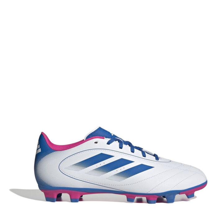 adidas Goletto Firm Ground Football Boots – White/Blue/Pink – view 7