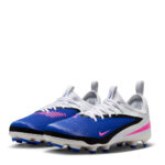 Nike Phantom 6 Junior Firm Ground Football Boots – Blue/Wht/Pink – view 4