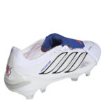 adidas Predator Firm Ground Football Boots – White/Blue – view 4