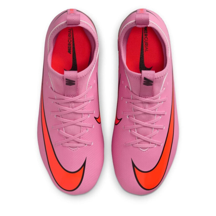 Nike Zoom Mercurial Vapor 16 Junior Firm Ground Football Boots – Pink-Black – view 6