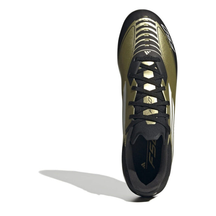 adidas Messi F50 Firm Ground Football Boots – Gold/Black – view 5