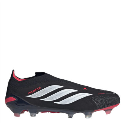 adidas Predator Firm Ground Football Boots – Black/Red