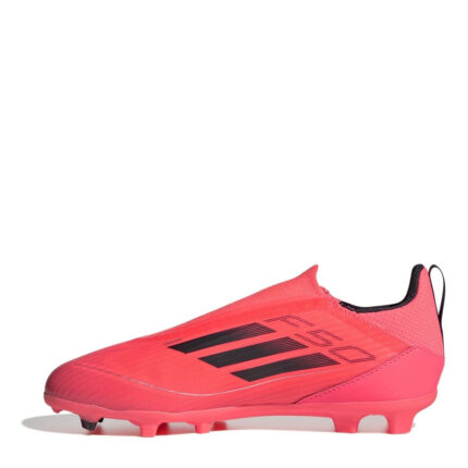 adidas F50 Junior Firm Ground Football Boots – Pink/Black – view 2