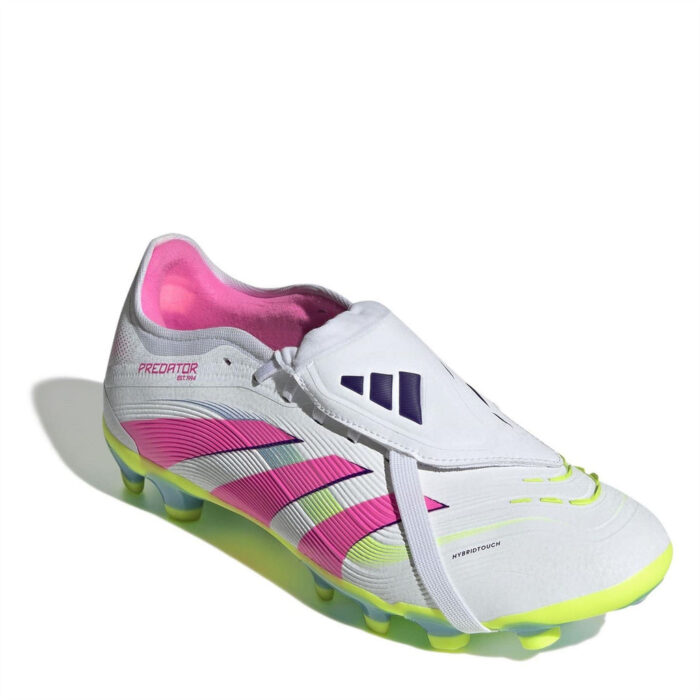 adidas Predator Multi-Ground Football Boots – White/Pink – view 3