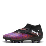 Puma Future 8 Junior Firm Ground Football Boots – Black/Purple – view 2