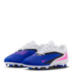 Nike Phantom 6 Junior Multi-Ground Football Boots – Blue/Wht/Pink - Image 4