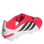 adidas Predator Fold Over Tongue Junior Firm Ground Football Boots – Red/Blk/White – view 4