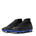 Nike Mercurial Superfly Firm Ground Football Boots – Black/Chrome – view 4