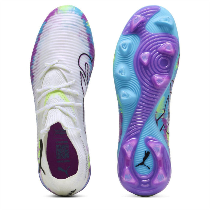 Puma Womens King Firm Ground Football Boots – White/Multi – view 3