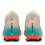 Nike Zoom Mercurial Superfly 10 Junior Firm Ground Football Boots – Grey/Black – view 5