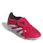 adidas Predator Junior Firm Ground Football Boots – Red/White – view 3