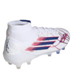 adidas F50 Sparkfusion Firm Ground Football Boots – White/Blue/Red – view 5