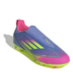 adidas F50 Junior Firm Ground Football Boots – Blue/Lemon - Image 3