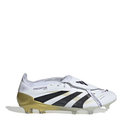 adidas Predator Firm Ground Football Boots – White/Blk/Gold