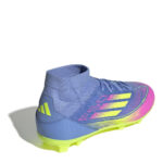 adidas F50 Junior Firm Ground Football Boots – Blue/Lemon – view 4