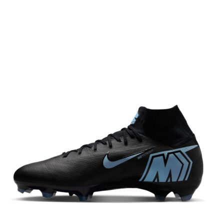 Nike Zoom Mercurial Superfly 10 Firm Ground Football Boots – Black/Blue – view 2