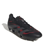adidas Predator Soft Ground Football Boots – Black/Grey – view 3