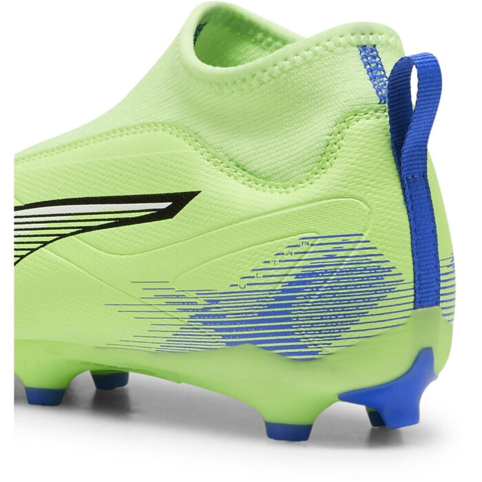 Puma Ultra Junior Firm Ground Football Boots – Green/Wht/Blue - Image 5