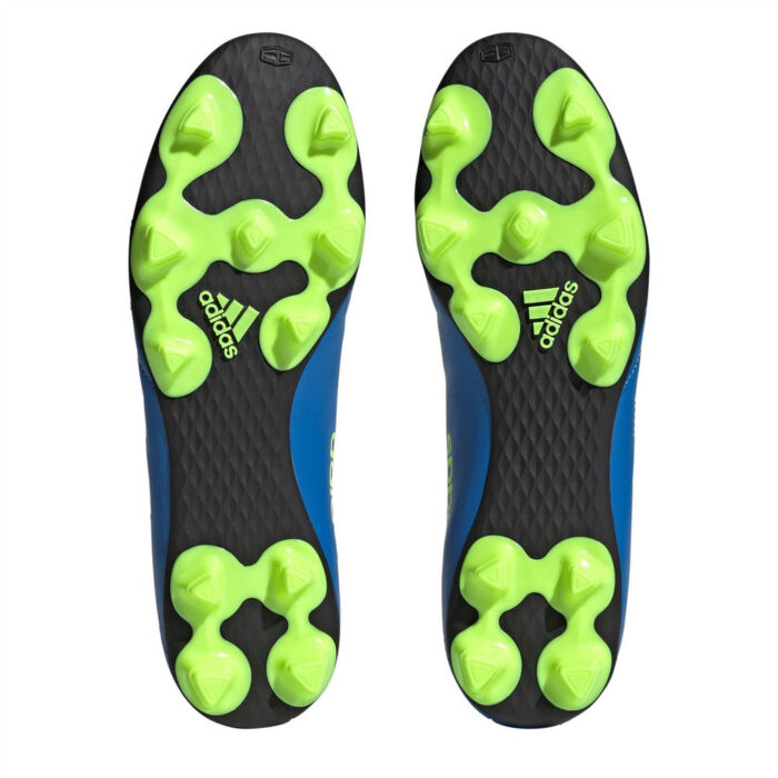 adidas Goletto Firm Ground Football Boots – Blue/Lemon – view 6