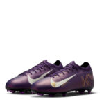 Nike Mercurial Vapor 16 Junior Firm Ground Football Boots – Purple/Ivory – view 4