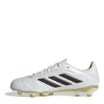 adidas Copa Pure 3 Junior Firm Ground Football Boots – White/Blk/Gold - Image 2