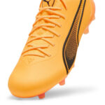 Puma King Firm Ground Football Boots – Orange/Black - Image 6