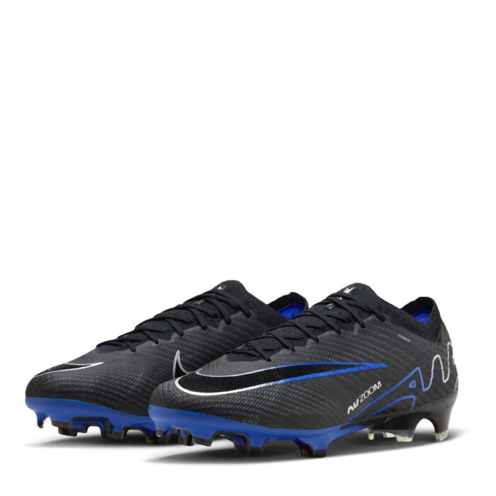 Nike Vapor 15 Firm Ground Football Boots – Black/Chrome - Image 4