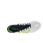 New Balance Tekela Junior Firm Ground Football Boots – White/Green - Image 3