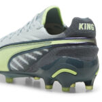 Puma Womens King Firm Ground Football Boots – Grey/Yellow – view 5