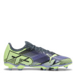 Puma Future 7 Firm Ground Football Boots – Grey/Purple/Grn – view 4
