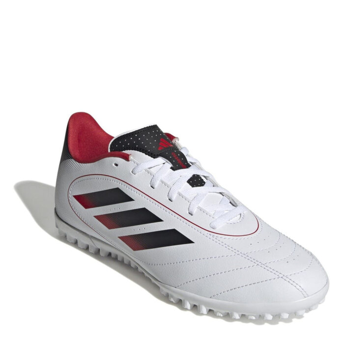 adidas Goletto Turf Football Boots – White/Black – view 3