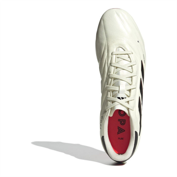 adidas Copa Pure 2 Firm Ground Football Boots – White/Black/Red - Image 5
