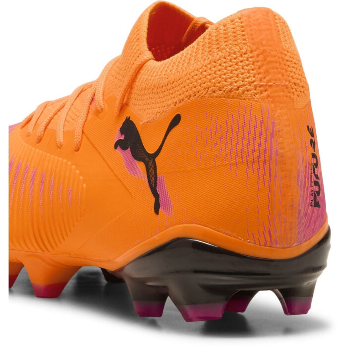 Puma Womens Future 8 Firm Ground Football Boots – Orange/Black - Image 5