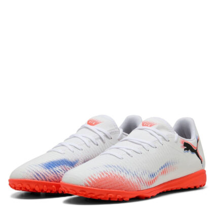 Puma Future 8 Turf Football Boots – White/Black/Red
