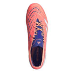 adidas Predator Firm Ground Football Boots – Orange/White - Image 6